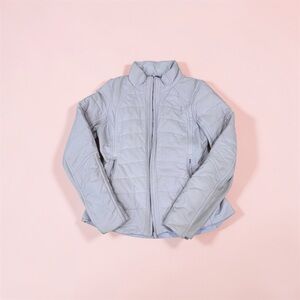 lululemon athletica Light Gray Quilted Utility Jacket